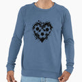 Soccer Heart Sweatshirt - Custom Art Print Unisex - T-Shirt, Sweatshirt, Hoodie