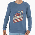 American Flag Football Sweatshirt - Casual Everyday Wear for Adults - T-Shirt, Sweatshirt, Hoodie