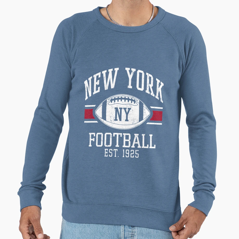 New York Football Team Ny Sweatshirt - Fun Novelty Design for Adults - T-Shirt, Sweatshirt, Hoodie