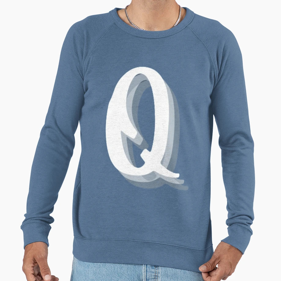 Q Letter Sweatshirt - Streetwear Style Unisex - T-Shirt, Sweatshirt, Hoodie