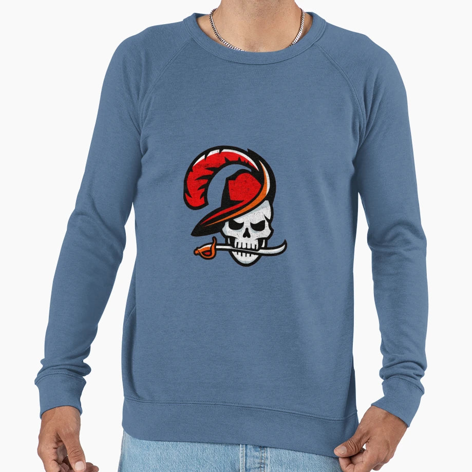Tampa Bay Skull Football Fan Sweatshirt - Novelty Apparel Men Women - T-Shirt, Sweatshirt, Hoodie