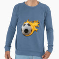 Fire Football 999966 Sweatshirt - Aesthetic Graphic Unisex - T-Shirt, Sweatshirt, Hoodie
