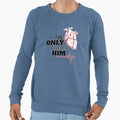 My Heart Only Beats Him Couple Sweatshirt - Graphic Print for Adults - T-Shirt, Sweatshirt, Hoodie