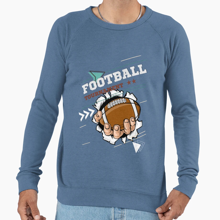 American Football Sports Ball Sweatshirt - Novelty Apparel Men Women - T-Shirt, Sweatshirt, Hoodie