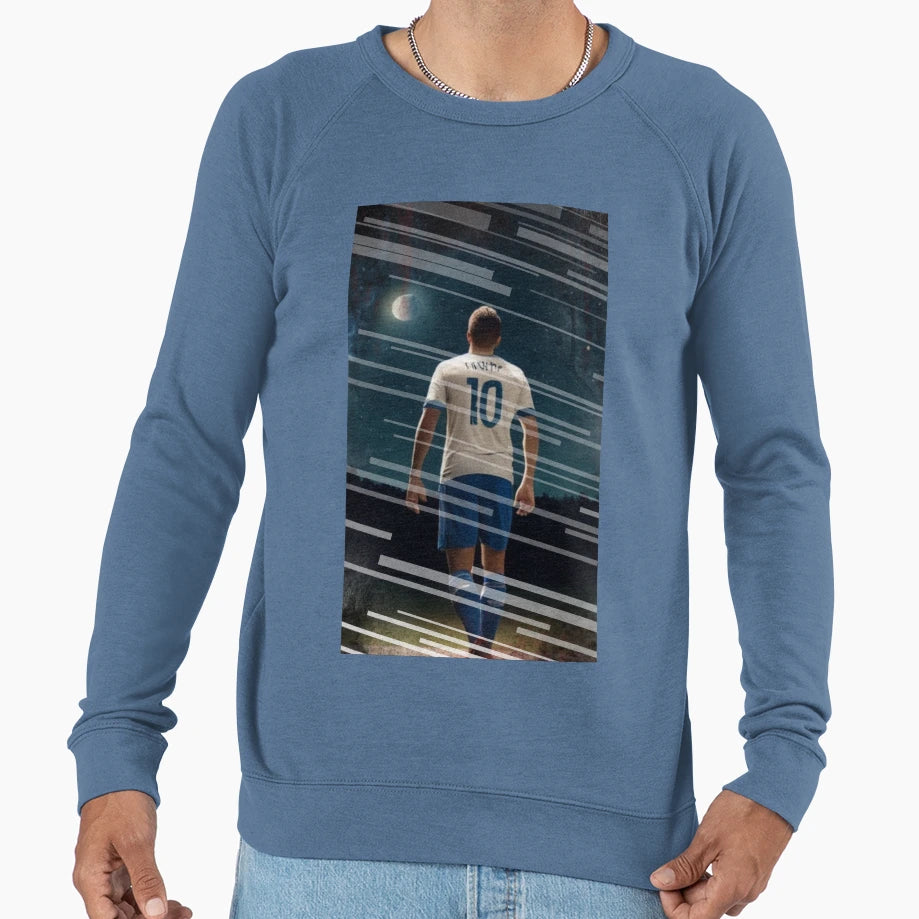 Soccer Player His Reflective Sweatshirt - Aesthetic Graphic for Adults - T-Shirt, Sweatshirt, Hoodie