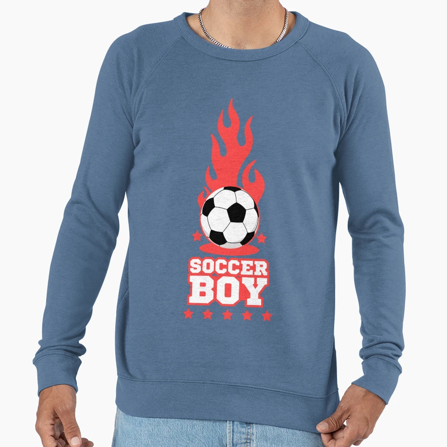 Soccer Black Soccer Players Sweatshirt - Fun Novelty Design Unisex - T-Shirt, Sweatshirt, Hoodie