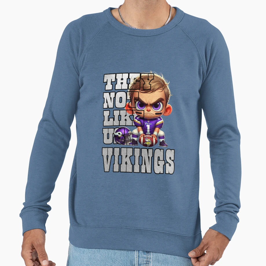 Minnesota Vikings They Not Like Us Sweatshirt - Trendy Graphic Unisex - T-Shirt, Sweatshirt, Hoodie