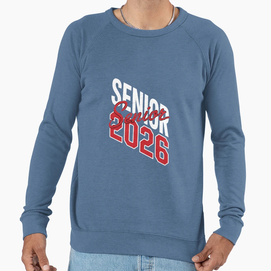 Senior 2026 Class 2026 Graduation Sweatshirt - Minimalist Print for Adults - T-Shirt, Sweatshirt, Hoodie