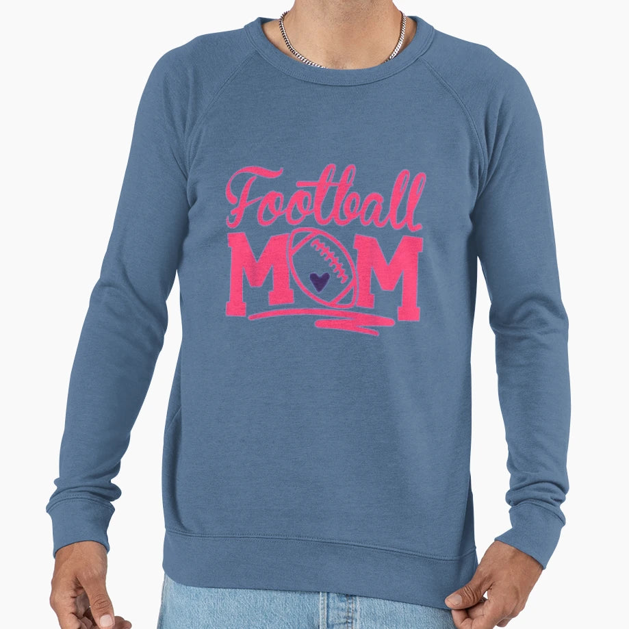 Football Mom Sweatshirt - Fun Novelty Design for Adults - T-Shirt, Sweatshirt, Hoodie