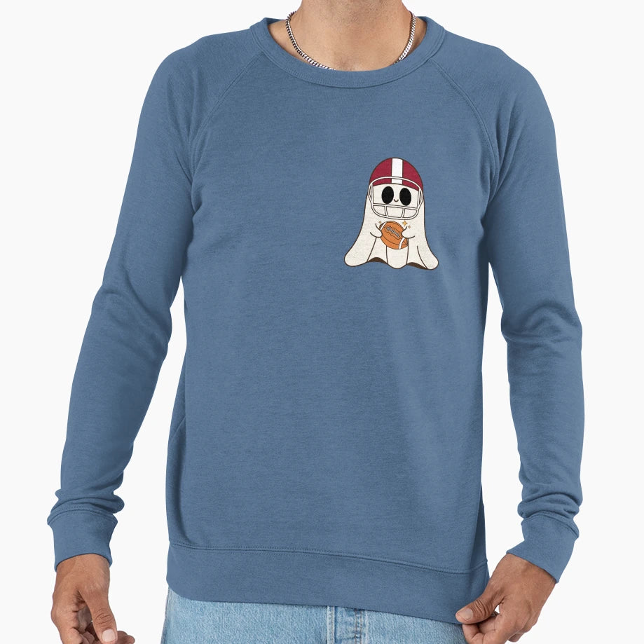 Football Ghost Sweatshirt - Casual Everyday Wear for Adults - T-Shirt, Sweatshirt, Hoodie
