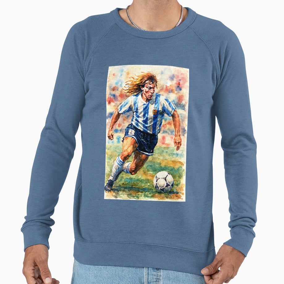 Claudio Caniggia Football Legend Sweatshirt - Custom Art Print for Adults - T-Shirt, Sweatshirt, Hoodie