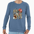 Glitter Couquette Red Rugby Ball Sweatshirt - Graphic Print for Adults - T-Shirt, Sweatshirt, Hoodie