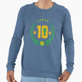 Soccer Jersey No 10 Beer Sweatshirt - Casual Everyday Wear for Adults - T-Shirt, Sweatshirt, Hoodie