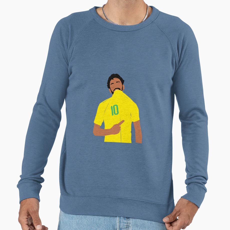 Neymar Jr Sweatshirt - Fun Novelty Design for Adults - T-Shirt, Sweatshirt, Hoodie