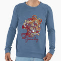 Floral Football Helmet Game Day Sports Sweatshirt - Graphic Print Unisex - T-Shirt, Sweatshirt, Hoodie