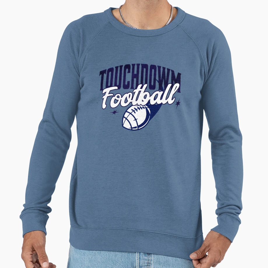 Touchdown Football American Sweatshirt - Custom Art Print for Adults - T-Shirt, Sweatshirt, Hoodie