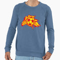 Football Zebra Flame Logo Fire Sweatshirt - Aesthetic Graphic for Adults - T-Shirt, Sweatshirt, Hoodie