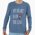 My Heart Is Line Sweatshirt - Fun Novelty Design Men Women - T-Shirt, Sweatshirt, Hoodie