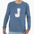 J Letter Sweatshirt - Aesthetic Graphic Men Women - T-Shirt, Sweatshirt, Hoodie