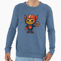 Creepy Football Monster Gothic Sweatshirt - Aesthetic Graphic for Adults - T-Shirt, Sweatshirt, Hoodie