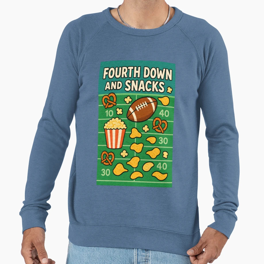Fourth Down Funny T-Shirt - Fun Novelty Design Men Women - T-Shirt, Sweatshirt, Hoodie