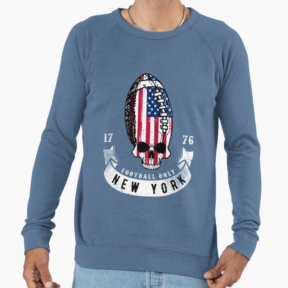 Funny New York American Football T-Shirt - Aesthetic Graphic Men Women - T-Shirt, Sweatshirt, Hoodie