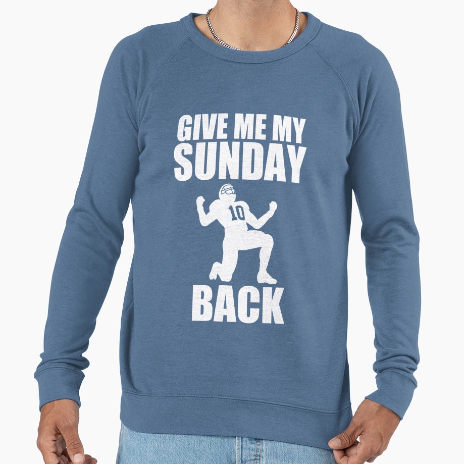 American Football Give My My Sunday Sweatshirt - Graphic Print for Adults - T-Shirt, Sweatshirt, Hoodie