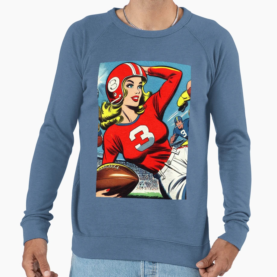 Football Comics Sweatshirt - Streetwear Style Unisex - T-Shirt, Sweatshirt, Hoodie
