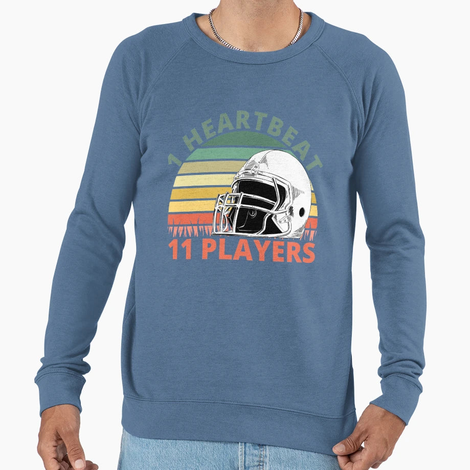 Football Motivational Football Sweatshirt - Aesthetic Graphic Men Women - T-Shirt, Sweatshirt, Hoodie