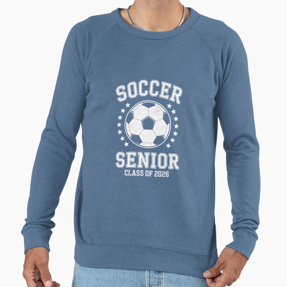 Soccer Player Senior Year Class Sweatshirt - Novelty Apparel Men Women - T-Shirt, Sweatshirt, Hoodie