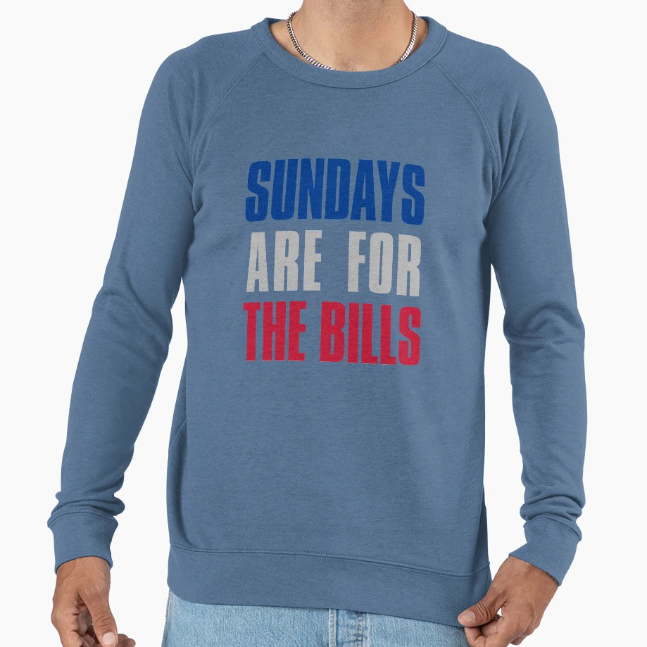 Sundays Are Bills Buffalo Sweatshirt - Custom Art Print for Adults - T-Shirt, Sweatshirt, Hoodie