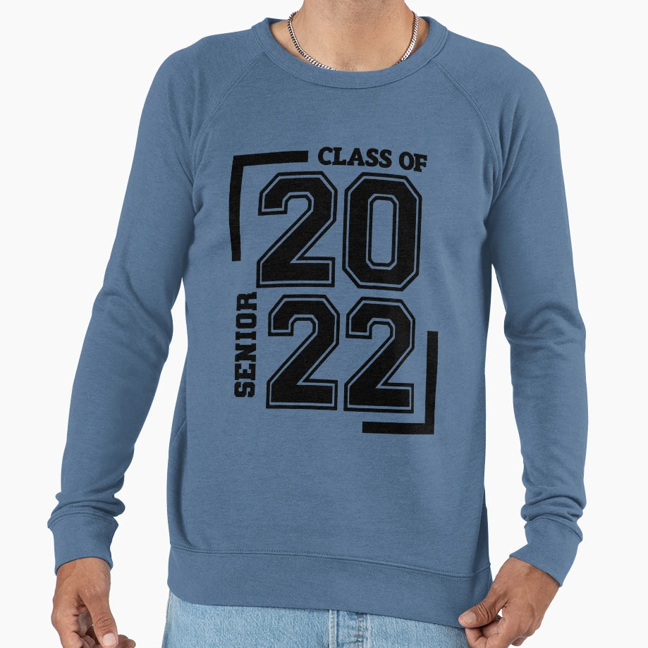 Seniors Class 2022 Graduation Sweatshirt - Aesthetic Graphic Men Women - T-Shirt, Sweatshirt, Hoodie