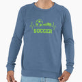 Soccer Heartbeat Pulse Ball Cleat Sweatshirt - Streetwear Style Men Women - T-Shirt, Sweatshirt, Hoodie