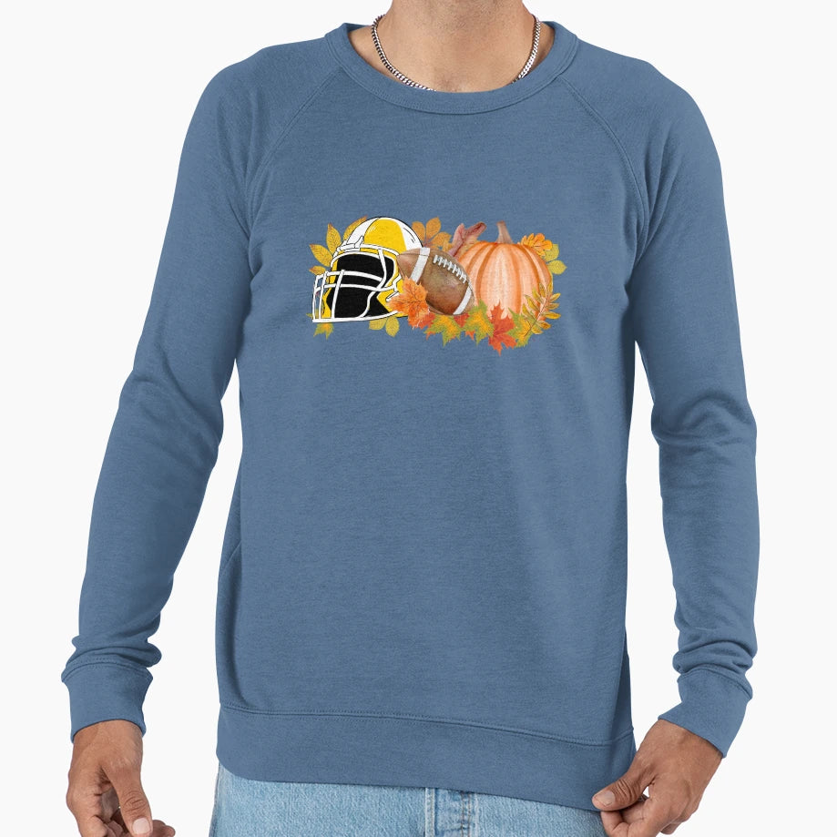 Fall Football Sweatshirt - Minimalist Print Unisex - T-Shirt, Sweatshirt, Hoodie
