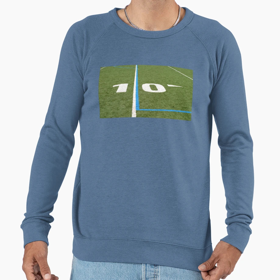 Football Field Ten Sweatshirt - Custom Art Print Unisex - T-Shirt, Sweatshirt, Hoodie