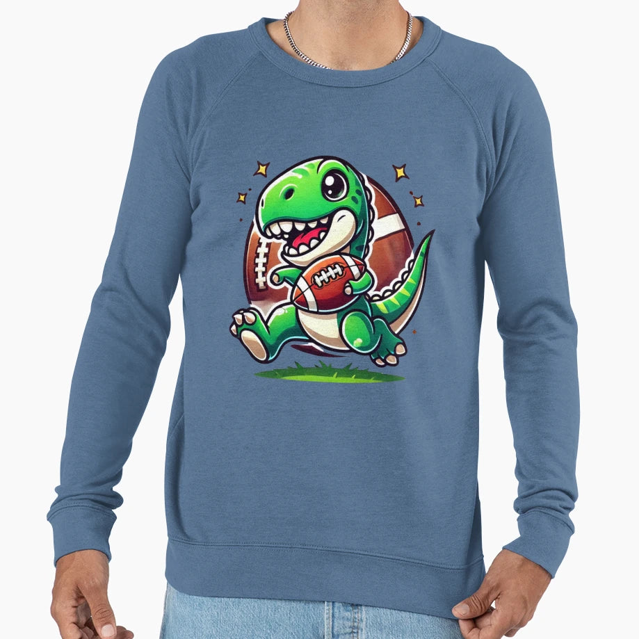 Anime Tyrannosaurus Rex Playing Sweatshirt - Graphic Print for Adults - T-Shirt, Sweatshirt, Hoodie