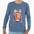 Coquette Bow American Football Autumn Sweatshirt - Trendy Graphic Unisex - T-Shirt, Sweatshirt, Hoodie