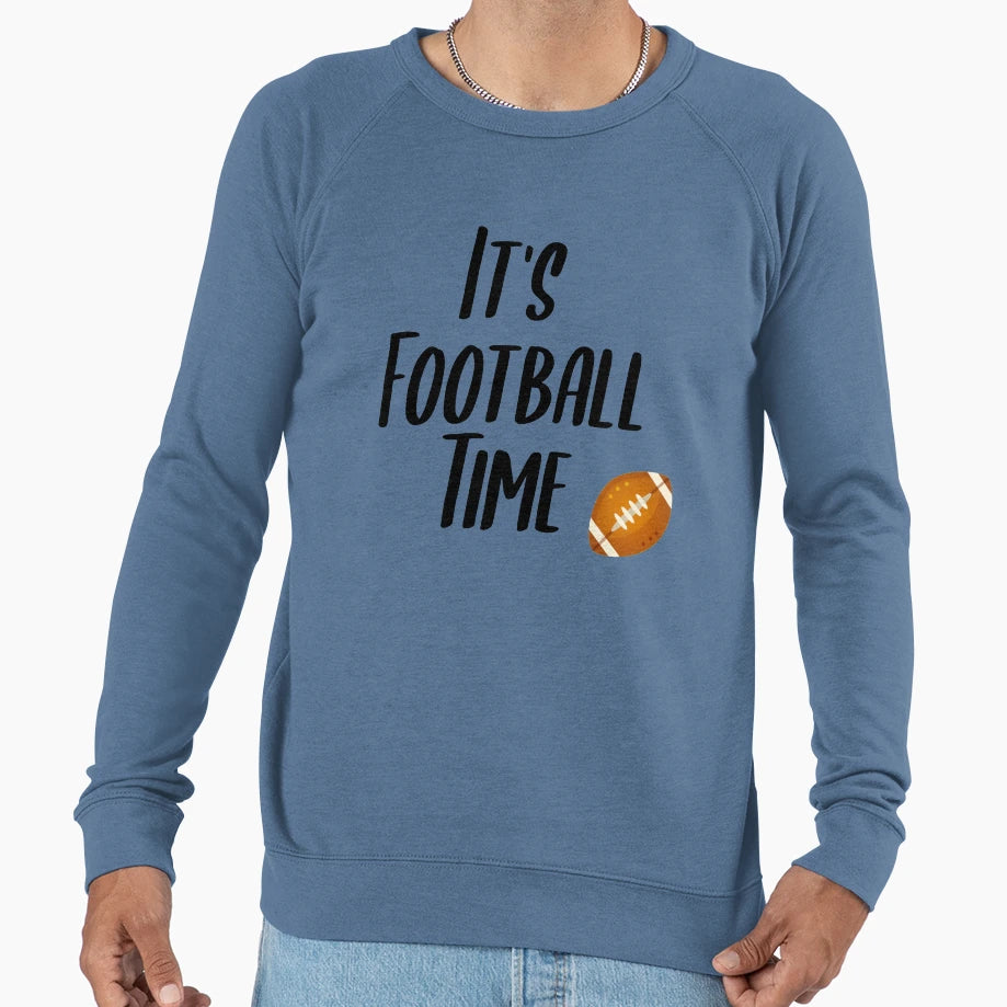 Its Football Time Sweatshirt - Minimalist Print for Adults - T-Shirt, Sweatshirt, Hoodie