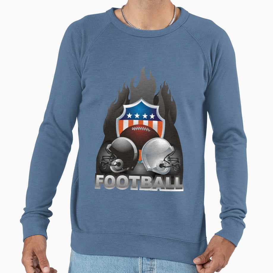 American Football Sweatshirt - Graphic Print for Adults - T-Shirt, Sweatshirt, Hoodie