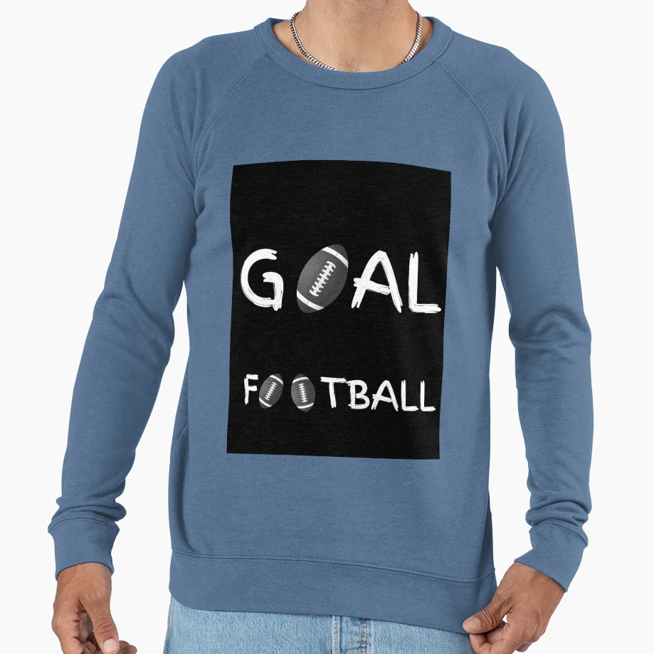 Goal Football Sweatshirt - Minimalist Print Men Women - T-Shirt, Sweatshirt, Hoodie