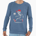 Skeleton Playing Soccer Sweatshirt - Casual Everyday Wear for Adults - T-Shirt, Sweatshirt, Hoodie