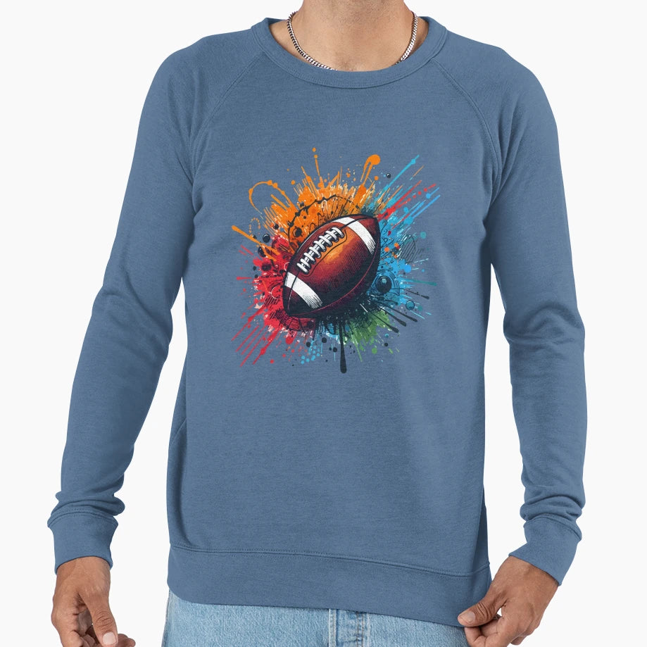 American Football Game Day Street Sweatshirt - Fun Novelty Design Unisex - T-Shirt, Sweatshirt, Hoodie
