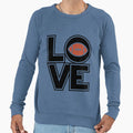 Love Football Sweatshirt - Minimalist Print Men Women - T-Shirt, Sweatshirt, Hoodie