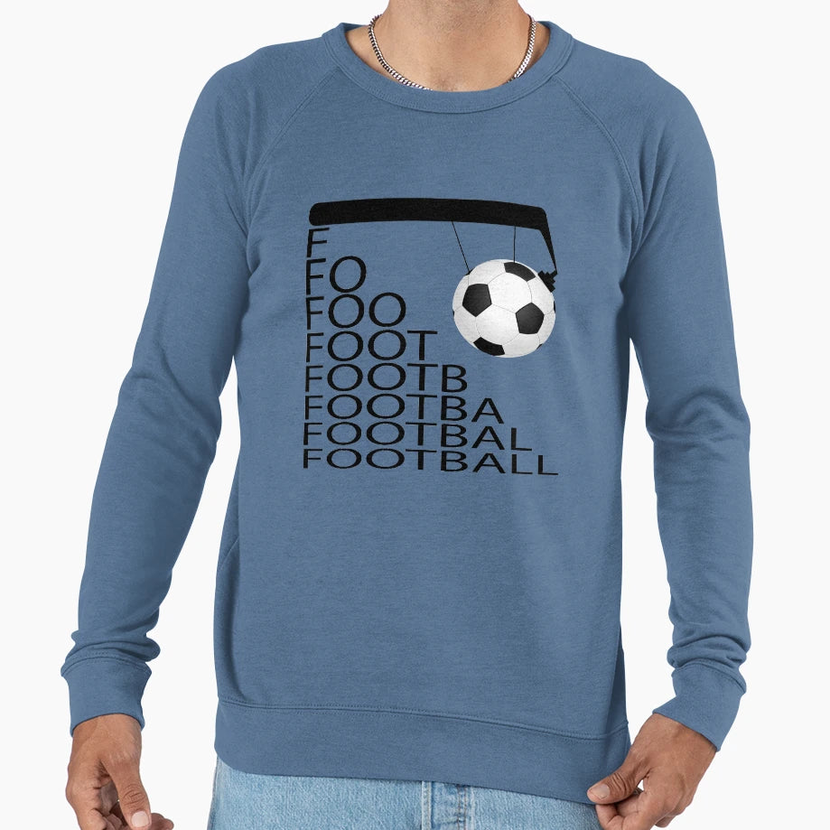 Football Sweatshirt - Minimalist Print Men Women - T-Shirt, Sweatshirt, Hoodie