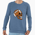Rugby Skull Hardcore Game Passion Sweatshirt - Aesthetic Graphic for Adults - T-Shirt, Sweatshirt, Hoodie