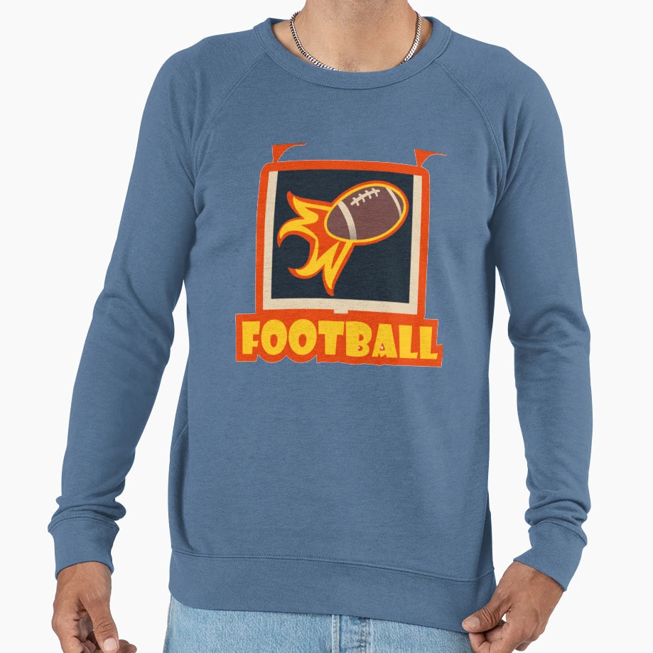 Red Football Sport Sweatshirt - Novelty Apparel Unisex - T-Shirt, Sweatshirt, Hoodie