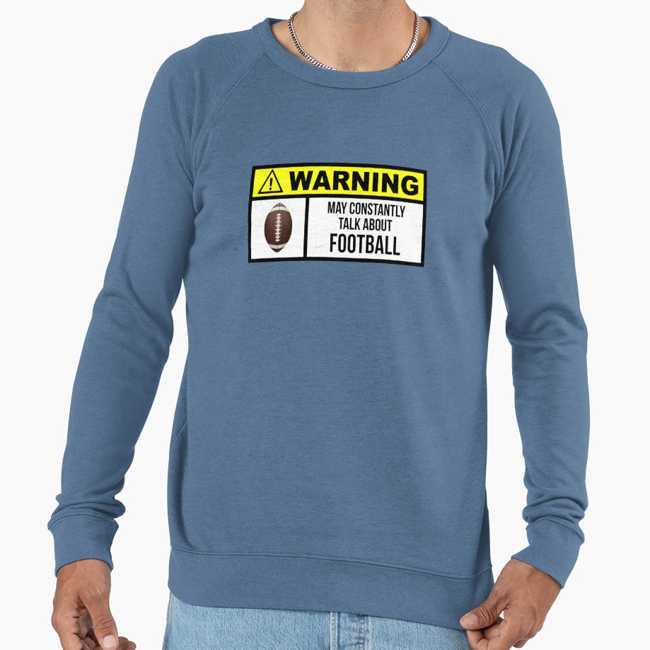 Football Sweatshirt - Graphic Print Unisex - T-Shirt, Sweatshirt, Hoodie