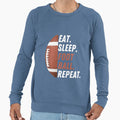 Eat Sleep Football Repeat Love T-Shirt - Fun Novelty Design Unisex - T-Shirt, Sweatshirt, Hoodie