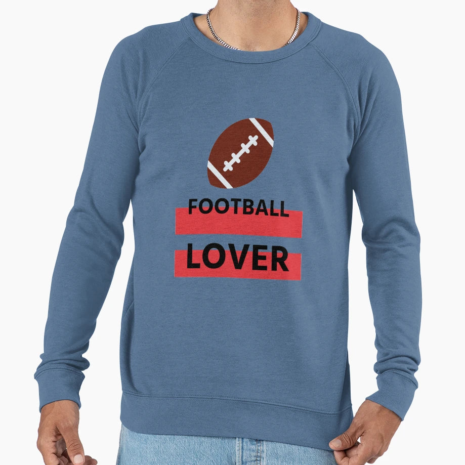American Football Lover Simple Black Sweatshirt - Unique Graphic for Adults - T-Shirt, Sweatshirt, Hoodie