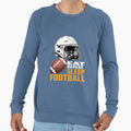 Eat Sleep Football Repeat Funny Sweatshirt - Custom Art Print Unisex - T-Shirt, Sweatshirt, Hoodie